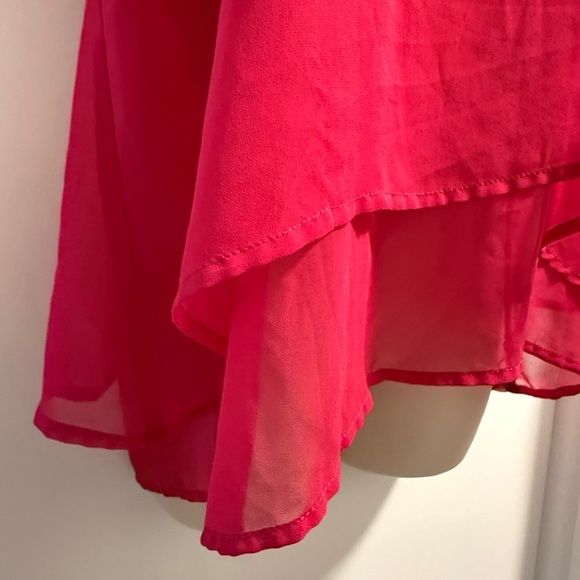Charming Charlie Pink Fuchsia Layered Tank Top Medium - Picture 9 of 16